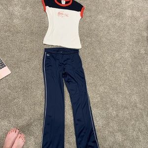 Womens 3 piece Lacosten track suit new w/o tags